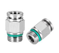 304 Stainless Steel Pneumatic Hose Fitting 4-12mm PC G Thread Air Tube Connector M5 1/8 1/4 3/8 1/2 Release Pipe Fittings,PC6,G01,200 pcs