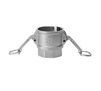 304 stainless steel quick coupling D-type threaded wrench type union inner wire high-pressure internal thread direct snap type(DN20)