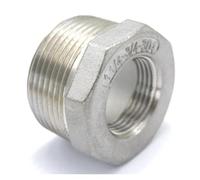304 Stainless Steel Reducer 1-1/4"" Male Thread to 3/4" Female Thread Reducing Bush adapter Fitting Gas Air Water Fuel