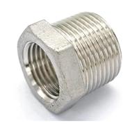 304 Stainless Steel Reducer 1/2" BSP Male Thread to 1/4" BSP Female Thread Reducing Bush adapter Fitting Gas Air Water Fuel