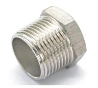 304 Stainless Steel Reducer 3/4" BSP Male Thread to 1/2" BSP Female Thread Reducing Bush adapter Fitting Gas Air Water Fuel