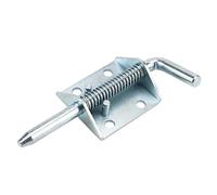 304 Stainless Steel Spring-Loaded Latch Hinges with L-Shaped Extension Pins Cabinet Doors 1Pcs