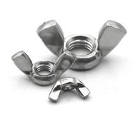 304 Stainless Steel Wing Nut M3 M4 M5 M6 M8 M10 M12 Assortment | Hand Tightening Quick Adjustment Firm Clamping For Bike Repair And Fixture Assembly(M4 (40pcs))