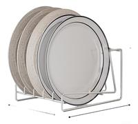 304 StaINsless - Scolapiatti in acciaio inox, organizer da cucina con fessure verticali DryINsg e vassoio antigoccia rimovibile per una conservazione efficiente e salvaspazio, piccola o grande