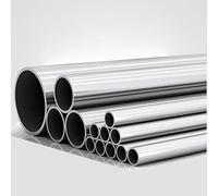 304 tubi in acciaio inossidabile, 1pc 304 Stainless Steel Seamless Straight Round Tube Silver 40mm OD x 2-12mm WT x 500mm(40x10mm)