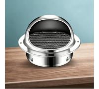 304 Ventilatore For Soffitta Addensata, Ventilazione Efficiente Della | Con Funzionamento Silenzioso E Antipioggia, Acciaio Inossidabile 304, For Tappo Di Sfiato Della(60 mm/2.4 in)
