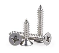 304 viti autofilettanti a testa svasata in acciaio inossidabile-M4.2 * 60/10 compresse/