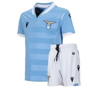 3043/5 MACRON LAZIO SET BAMBINO MAGLIA PANTALONCINI HOME MINIKIT JUNIOR SSL M19