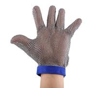 304L Stainless Steel Mesh Cut Resistant di Catena Mail Guanto da Cucina da Macellaio a Prova di Processo di Carne Strumento di Sicurezza Livello 5 ad Alte Prestazioni della Ambidestro 1Pcs (grande)
