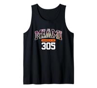 305 Codice Area Miami Vibes Urban Style Beach Graphic Design Canotta