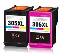 305 XL - Cartucce di ricambio per HP 305, colore nero e a colori | Compatibile con HP DeskJet 2820E 4220E 2700 2720E 4120E 2720 2800E 4100 2710 Envy 6020E 6000 6032E 6420E 6010 6020 6400 6032