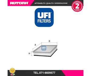 3054000 Filtro aria (MARCA UFI FILTER).