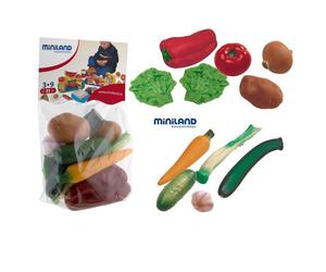 30582M SET VERDURE E ORTAGGI MINILAND IN PLASTICA