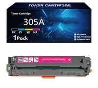 305A Cartuccia di Toner Sostitutiva per HP 305A CE410A CE411A CE413A CE412A per HP LaserJet Enterprise 300 Color M351 MFP M375nw 400 Color M451nw M451dn M451dw MFP M475dn M475dw,M-1 Pack