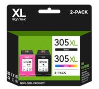 305XL Cartucce Sostituzione per Cartucce HP 305 Nero e Colore per HP 305 XL, 305XL per DeskJet 2820e 2810e 2700 2720e Deskjet Plus 4200 4220e Envy 6000 6010e 6020e 6030e Envy Pro 6400 6420e 6430e
