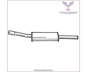 30602 Silenziatore posteriore Sigam per INNOCENTI MINI