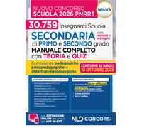 30759 INSEGNANTI SCUOLA SECONDARIA DI PRIMO E SECONDO GRADO. CONCORSO PNRR3 -