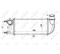 30773 NRF Intercooler per FIAT,FORD