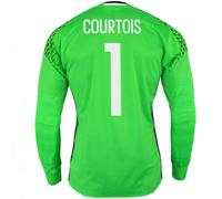 3079 ADIDAS MAGLIA PORTIERE BELGIO COURTOIS 1 2016/17 GOALKEEPER IMBOTTITURA