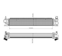 309033 NRF Intercooler per FIAT
