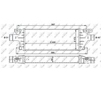 30927 NRF Intercooler per FIAT,SUZUKI