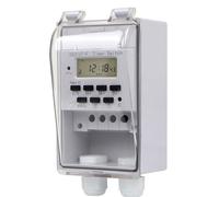 30A 220V Temporizzatore elettronico digitale Interruttore di controllo temporale programmabile con relè di controllo del tempo scatola impermeabile Può impostare 168 ore