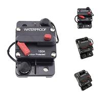 30A 40A 50A 60A 70A 80A 100A 120A 150A 200A 250A 300A AMP Circuit Breaker Fuse Reset 12-48V DC Car Boat Auto Impermeabile(150a)
