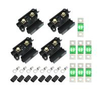 30A Fusibile Kit 4 ANS Supporti 7 x 30 AMP Fusibili per Auto Doppia Batteria 5mm