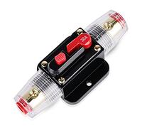 30A Interruttore di Circuito, Auto Circuit Breaker, Interruttore di Circuito Portafusibile, Automatico Ripristina Fusibile, DC 12V-24V Auto Audio Fusibili Titolare per Audio Automobile Inverter Solare