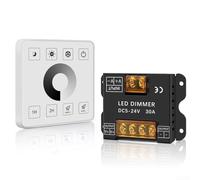 30A LED Strip RF Controller con Touch Panel Interfaccia 27 modalità di illuminazione tra cui stroboscopio salto e colori solidi DC5V-24V Funzionamento (monocromatico)