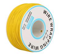 30AWG Single Copper Electrical Wire 200 Metri Giallo for Wrapping and Electronics Projects