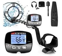 30CM Metal Detector Professionali per Adulti, Rilevatore Impermeabile ad Alta Precisione con Display LCD, con Pala e Borsa per il Trasporto, Nuovo Chip DSP Avanzato, copertura impermeabile, cuffia