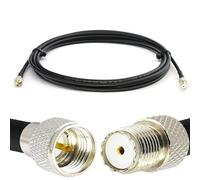 30cm Mini UHF Maschio a Mini UHF Femmina Cavo coassiale prolunga da esterno RG58 - Resistente alle intemperie - per HAM cavo antenna CB radio analizzatore misuratore SWR VHF marino rosmetro