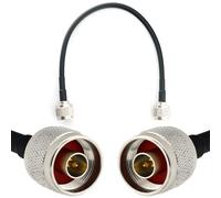 30cm N Maschio a N Maschio cavo coassiale - HF-240 (equivalente a LMR 240) prolunga a bassissima perdita - per LTE Antenna esterna 4G 5G 6G Modem Amplificatore GSM Router WIFI Ripetitore cellulare