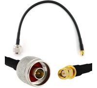 30cm N Maschio a SMA Maschio cavo coassiale - HF-240 (equivalente a LMR 240) prolunga a bassissima perdita - per LTE Antenna esterna 4G 5G 6G Modem Amplificatore GSM Router WIFI Ripetitore cellulare