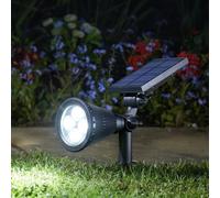 30cm Solare LED Lumi Doppia Luminosità Regolabile 70 Lume Giardino Faretto