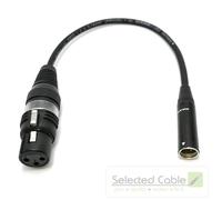 30Cm Tiny XLR (M) A XLR (F) REAN Adattatore Cavo Microfono Blackmagic Telecamera
