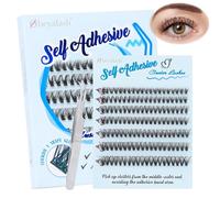 30D Extension Ciglia Self Adhesive Eyelashes 140pcs Ciglia Finte Ciuffetti D Curl Extension Ciglia Volume Ciuffi Ciglia Finte 8-14mix DIY Lash Extensions by Obeyalash (30D D Curl 8-14mix)