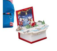 30G 3D Mini PopUp Book Keychain - Toy Charm, zaino accessorio | Giocattolo inquietante creativo da tasca, regalo da collezione educativo per bambini, donne e uomini, 5 x 4 x 2,6 cm