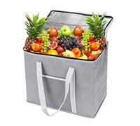 30L Borsa frigo, Borsa termica grande, Borsa termica pizza, Sacchetti per alimenti surgelati, Isolati borsa per picnic, campeggio, barbecue, shopping, pesca, attività all'aria aperta