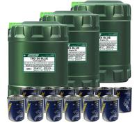 30L FANFARO TRD E6 UHPD 10W-40 API CJ-4 Olio Motore Sintetico Motor Flush Doctor