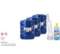 30L mannol 7715 Longlife 504/507 olio motore Api Sn Acea C3 Incl. Tubo Reiniger