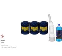 30L mannol olio motore di Diesel Turbo 5W-40 Incl. Auslaufschlauch +
