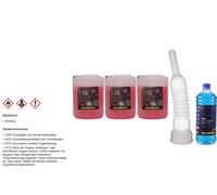30L mannol Protezione Anti Gelo Antigelo Af 12 + Antigelo -40°C. Rosso Rosa G12