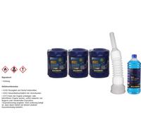 30L mannol Protezione Anti Gelo Avanzato Antigelo AG13 40°C Giallo G13 + Tubo