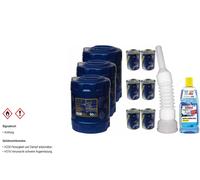 30L MANNOL TS-7 UHPD BLUE 10W-40 API CJ-4 Olio Motore Syntetico Additivo Tubo