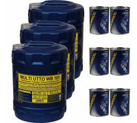 30L Olio Motore MANNOL Multi UTTO WB 101 API GL-4 6x Flush Motore