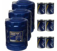 30L Olio Motore MANNOL Trattore Superoil 15W-40 6xFlush Motore