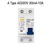 30mA -10A Circuito Interruttore Residuo Corrente Corte Tipo A Sovraccarico Rccb
