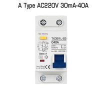 30mA -10A Circuito Interruttore Residuo Corrente Corte Tipo A Sovraccarico Rccb